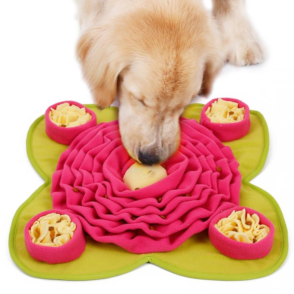 Dolemi pet dog sniffing mat training blanket toy