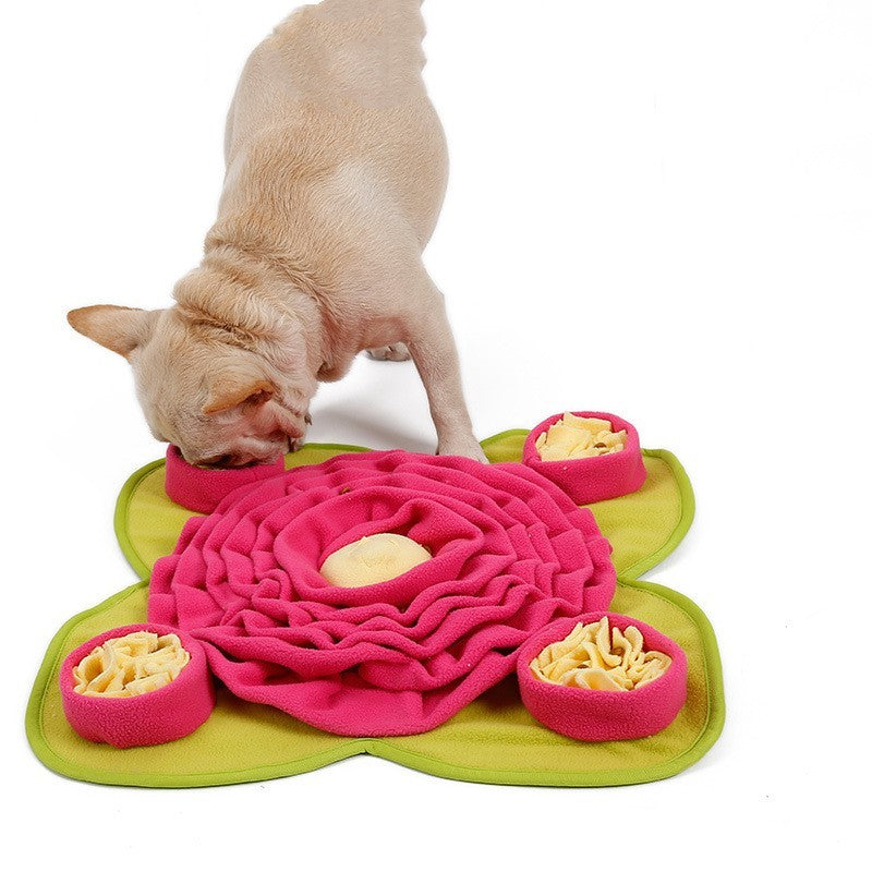 Dolemi pet dog sniffing mat training blanket toy