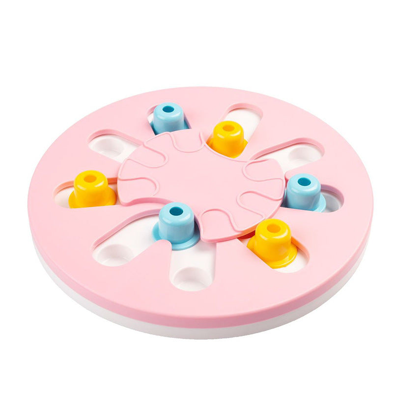 Pet Slow Food Bowl Leakage Training Game Plate