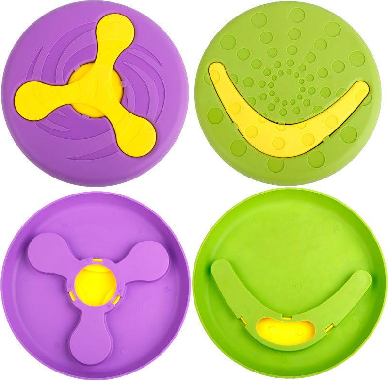 Pet Throwing Training Drop Resistant Bite Resistant UFO Toy