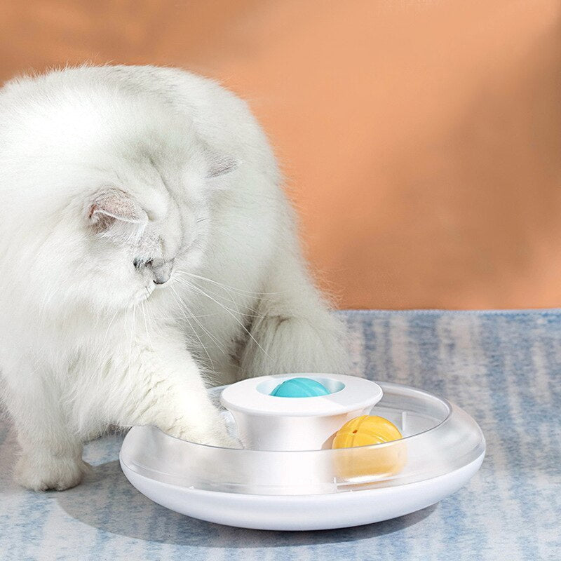 Simple Funny Cat Dribbling Catnip Toy Training Ball