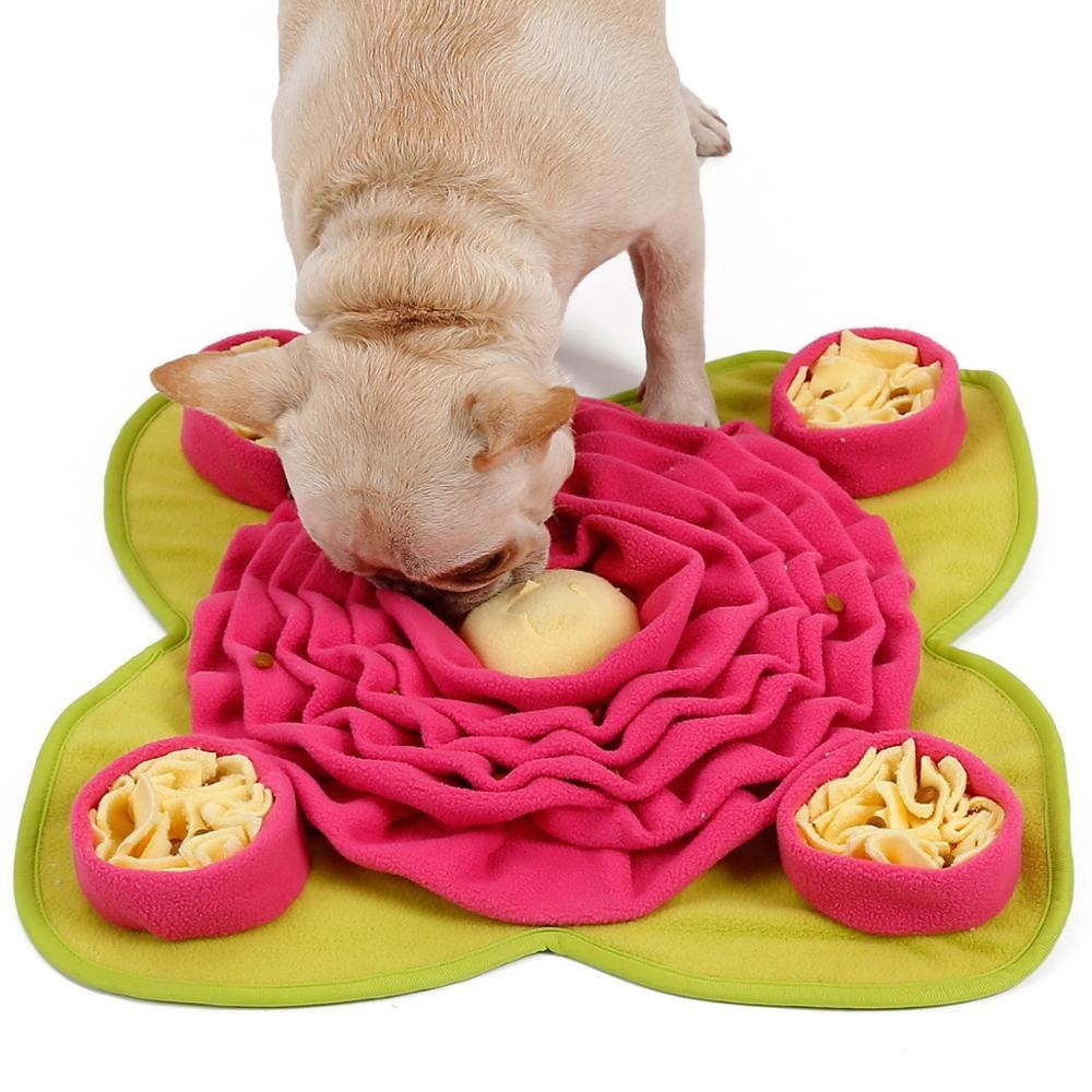 Dolemi pet dog sniffing mat training blanket toy