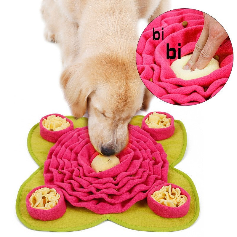 Dolemi pet dog sniffing mat training blanket toy